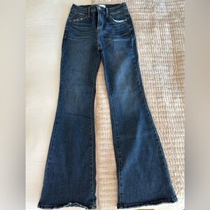 RISEN Blue Flare-leg Women Jeans
